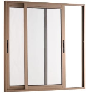 Ventana Aluminio Corredera L25 Madera